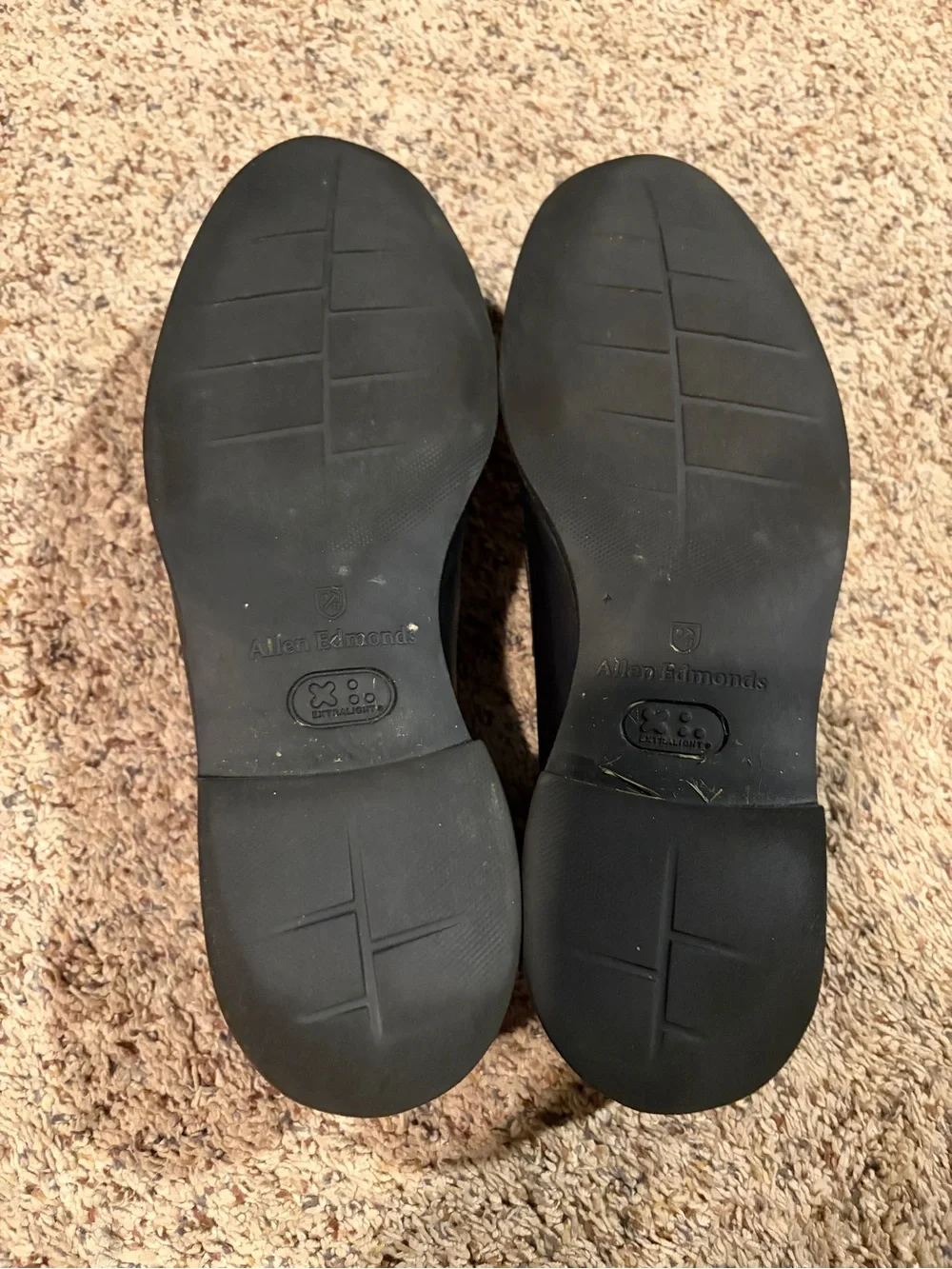 Allen Edmonds Black Leather Penny-Style Loafers
